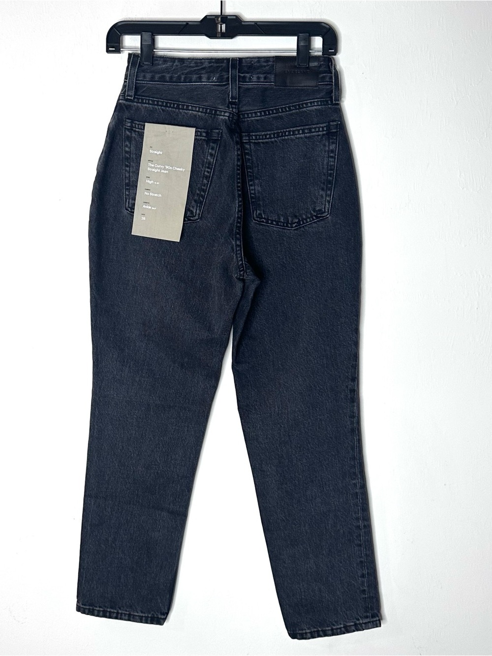 New! Everlane The Curvy 90s Cheeky Straight Jeans 26 Ankle - Picture 3 of 4